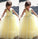V Neck Yellow Homecoming Dresses Penelope Flower Girl Dresses CD12108