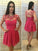Lace Homecoming Dresses Miah Red CD1309