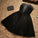 Black Sparkle Beaded Homecoming Dresses Salma Sweetheart Tulle Black CD13176