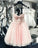 Sexy Beading Pink Homecoming Dresses Tricia CD13792