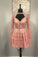 Sweetheart Long Sleeves Pink Homecoming Dresses Lace Anika Short CD14021