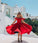Red Off The Shoulder Party Dress Homecoming Dresses Imani CD14054