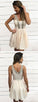 Simple Short Round Neck Guadalupe Homecoming Dresses Party Dress CD14618