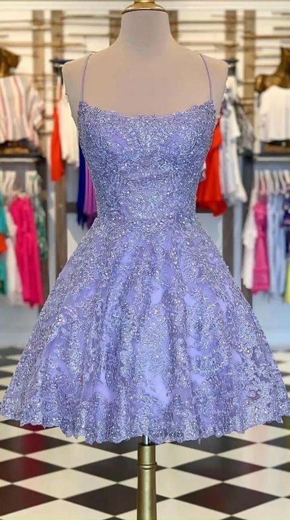 Short Formal Eliana Lace Homecoming Dresses Dresses For Teens CD16023