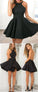 Backless Homecoming Dresses Jazmyn Short Mini Short Black CD185