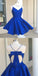 Short Gowns Dania Royal Blue Homecoming Dresses Junior CD216