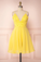 Gown Yellow Celia Homecoming Dresses CD22205