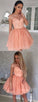 Short Beaded Homecoming Dresses Laura Coral CD225