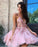 Sexy Homecoming Dresses Tamara Appliques V-Neck A-Line CD22825
