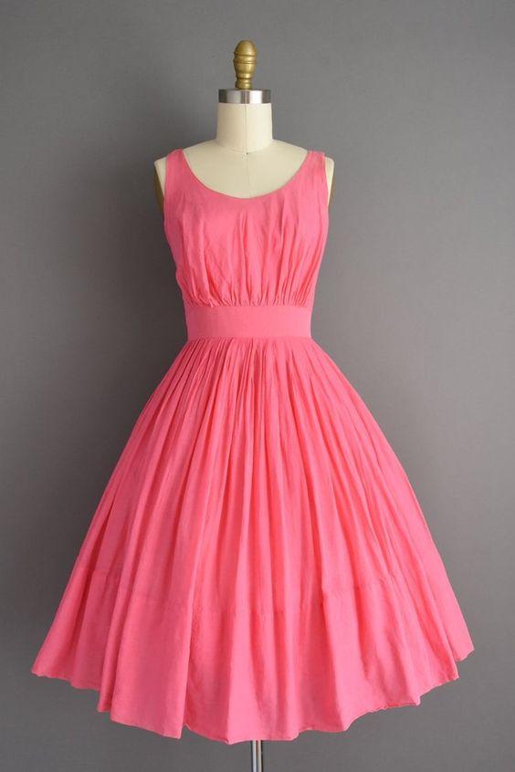 A-Line Empire Short Homecoming Dresses Anabel Watermelon Red CD23281