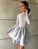Grey Homecoming Dresses Miah Short Party Dress CD24439