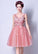 Judy Pink Homecoming Dresses Princess A-Line Short CD24563