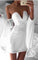 Arely Homecoming Dresses Sweetheart White Short CD2632