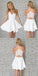 Homecoming Dresses Allisson White Short Back To School Wear CD2916