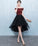 Burgundy Martha Homecoming Dresses Sequin Tulle Short Dress CD3052