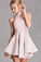 Pink Homecoming Dresses Pancy Short Cute Party Dress CD3149