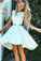 High Low Homecoming Dresses Sarai White CD340