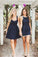 Cute Short Homecoming Dresses Macie Navy Blue Party CD4215