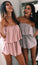 Off The Shoulder Rebekah Homecoming Dresses Cocktail Sexy Dresses CD4359