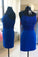 Tight Royal Blue Homecoming Dresses Leah Party With Straps CD4563