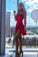 Homecoming Dresses Hana Red Red Style Simple CD5070