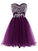New Arrival Luz Homecoming Dresses Grey Tulle With Crystal CD5667