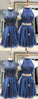 Beading Cheryl Homecoming Dresses Royal Blue Chiffon Mismatched CD750