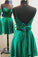 Modest 2 Pieces Party Dresses With Val Homecoming Dresses Bowknot CD8300