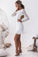 Luz Lace Homecoming Dresses Tight Jewel White Bodycon CD9053