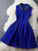 Blue Dress Homecoming Dresses Lauren With Beaded Collar CD924