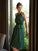Halter Green Chiffon Homecoming Dresses Simone CD9864