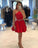 Mini Homecoming Dresses Marisa Satin Party Dress Short CD9971