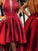 A-Line/Princess Sleeveless Halter Asymmetrical Dresses Lauren Satin Homecoming Dresses