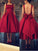 Crystal Homecoming Dresses Satin A-Line/Princess Sleeveless Square Bowknot Short/Mini Dresses