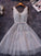 Homecoming Dresses Brenna A-Line/Princess Sleeveless Straps Tulle Applique Short/Mini Dresses