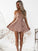 A-Line/Princess Off-The-Shoulder Short/Mini Dresses Homecoming Dresses Lace Kelly