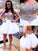 A-Line/Princess Sleeveless Sweetheart Beading Tulle Short/Mini Dresses Jean Homecoming Dresses